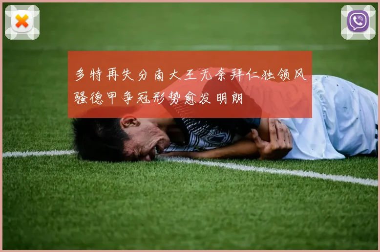 多特再失分南大王无奈拜仁独领风骚德甲争冠形势愈发明朗